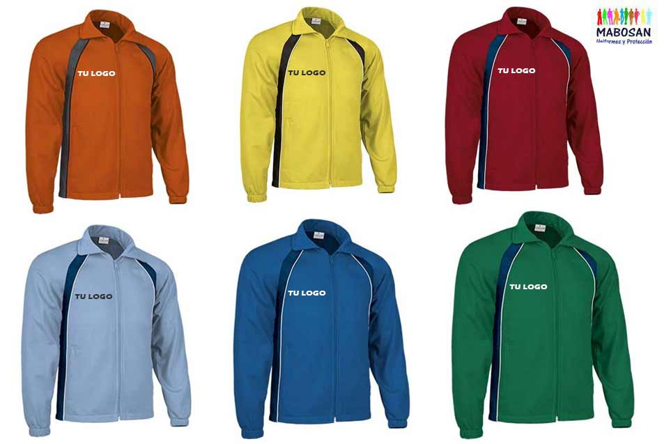 Chaquetas deportivas personalizadas