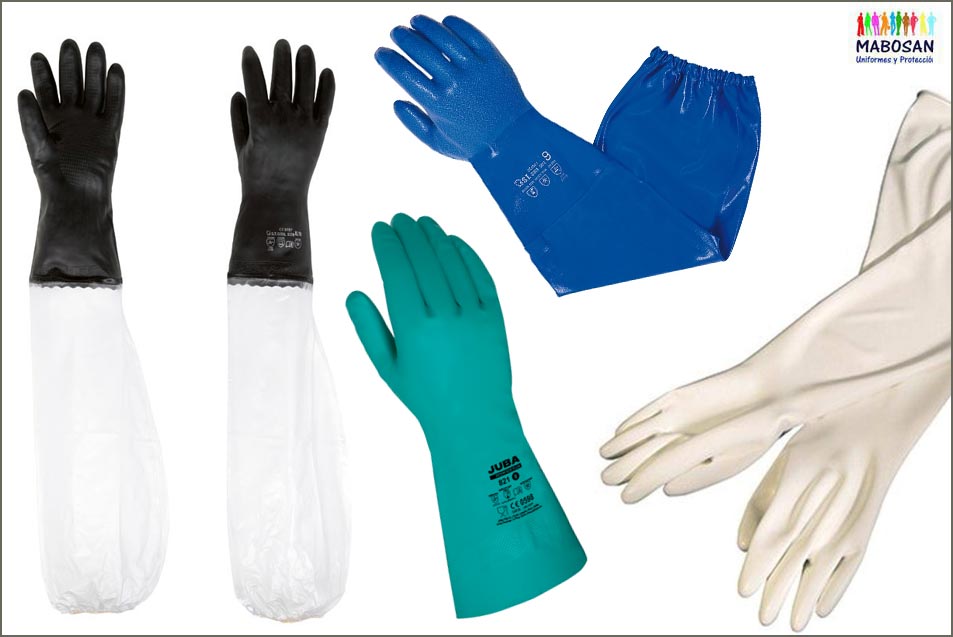 Guantes de protección química