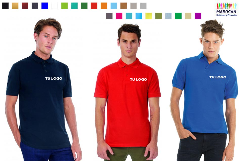 polos personalizados variedad de colores